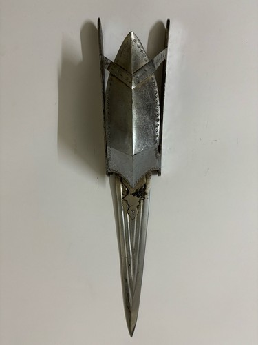 1906 Hooked Khanjar Dagger Katar Antique Poniard Damascus Old Dirk Machete