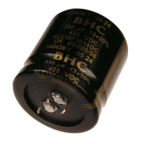 BHC Power Supply Elko 3 Pin Snapin Capacitor 330uF 435V ALC10F1014DC