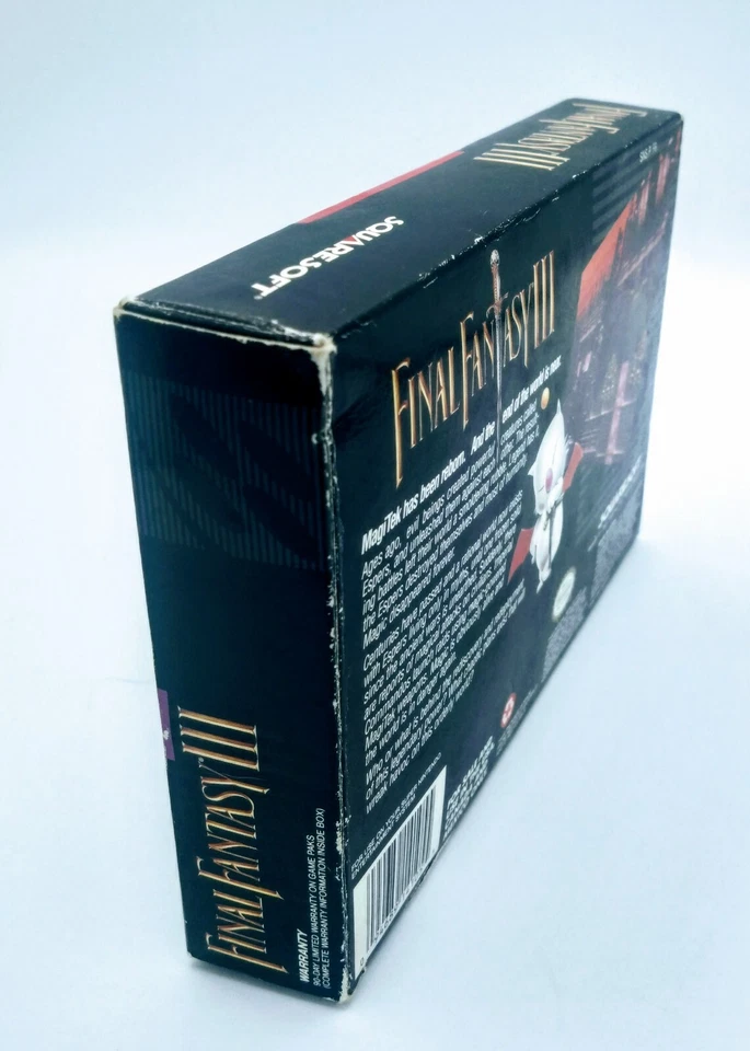 Final Fantasy III (Nintendo SNES, 1994) SNES CIB COMPLETE  Free Protector case - Image 4 of 4