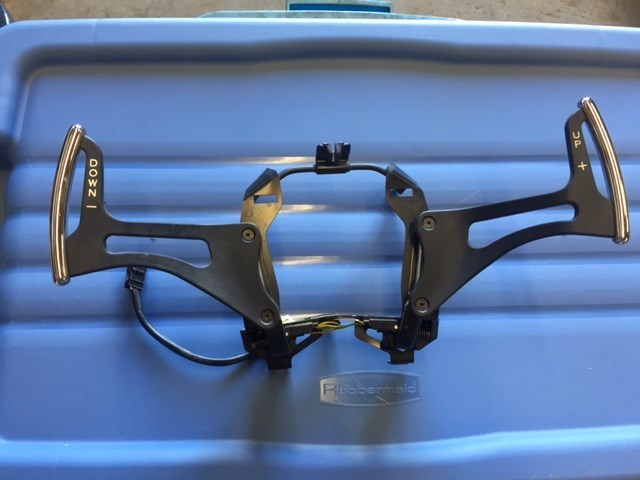 2008 Maserati Gran Turismo M145 OEM F1 AUTO PADDLE SHIFTERS ON STEERING COLUMN