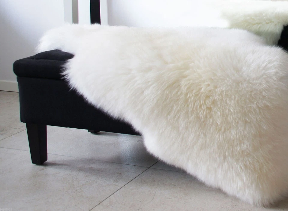 110 cm Australisches Merino Schaffell von Heitmann Lammfell Fell sheepskin rug - Bild 3 von 3