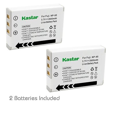Batteria Compatibile Fuji NP-95 - Alta Capacità Li-Ion Per Fujifilm X30, X70, X100, X-S1, Ricoh GXR E Altri - 2