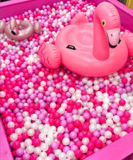 Special Pack of 400 Barbie Mix Jumbo 3" Size Commercial Grade Balls