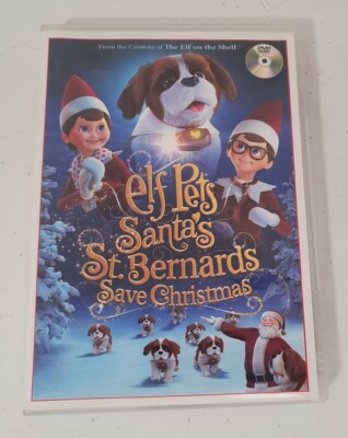 The Elf on the Shelf Elf Pets Santa's St Bernards Save Christmas DVD - VERY GOOD