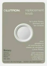 Lutron RK-WH White Rotating Dimmer Replacement Knob New