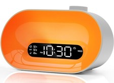 Wake Up Light Sunrise Alarm Clock  Heavy Sleepers,Bluetooth Speaker Sound Machine