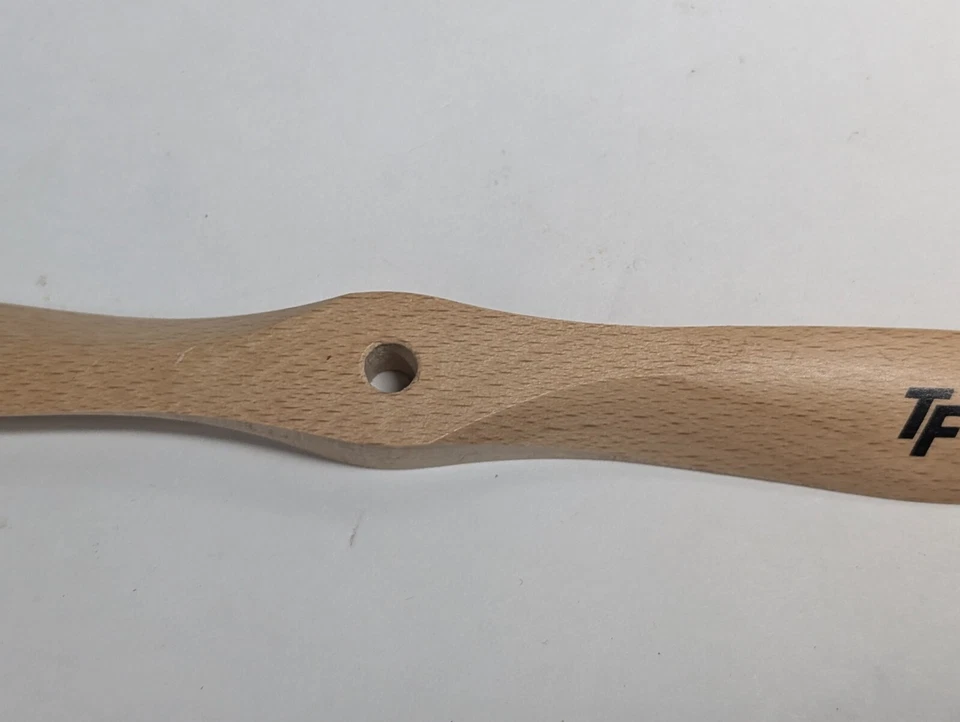 Hélice de madera Top Flite 10x6 ~ 10" de largo para modelos de aviones orificio central de 1/4" ~ Foto 3 de 4