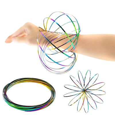 Flow Ring Spielzeug Spiralring Magic Ring 3D Spinner Arm Toy   1 Stück