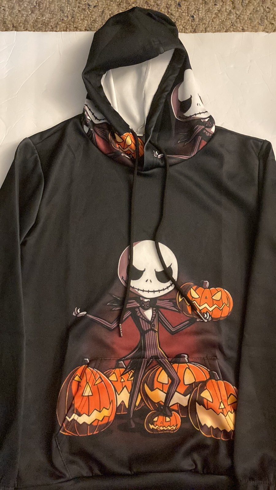 Nightmare Before Christmas Jack the Pumpkin King Lightwright Hoodie, YM,  *BRAND | eBay