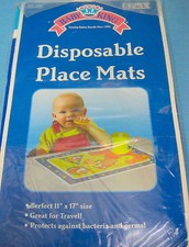 Disposable Baby King Place Mats Table Topper Mat Children Blue 8 Pack