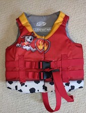 SwimWays Paw Patrol Sea Squirt Marshall Life Jacket Trainer 33-55 lbs Pre-owned
