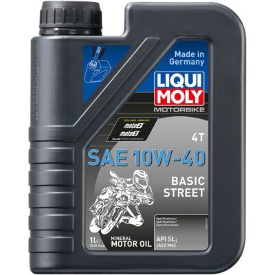 LIQUI MOLY 4T 4-STROKE Basic Performance Street Motorcycle Oil 1L 10W40 20190