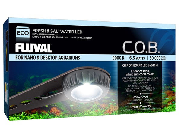 Fluval Cob Led 2.0 Nano Led - Kompakte Vielseitige Beleuchtung 90° Schwenkbar-image