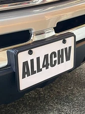 2003-2007 Front License Plate Bracket Chevrolet Silverado Flat Mounting Surface