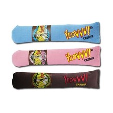 Yeowww Organic Catnip Cigar Toys Pack of Three 7 Inch Potent Catnip Fun