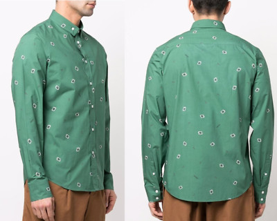 Kenzo Shirt Bandana Print Button-Down Shirt T-Shirt Icon Men's Shirt L