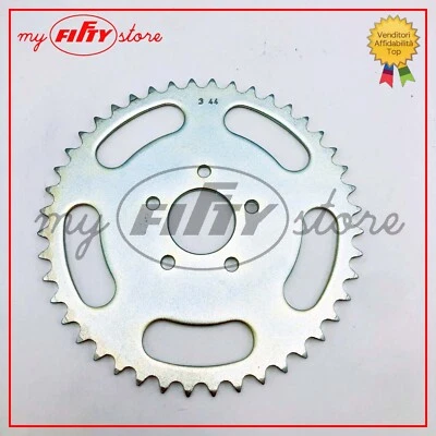 Couronne Arrière Z44 415 Grimeca 5 Trous Malaguti Fifty TOP FULL CX HF 1982 1986 - Photo 1/4