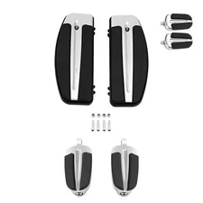 Rider Floorboards Kit Footpegs Shifter Pegs Fit For Harley Softail FL 1986-2017