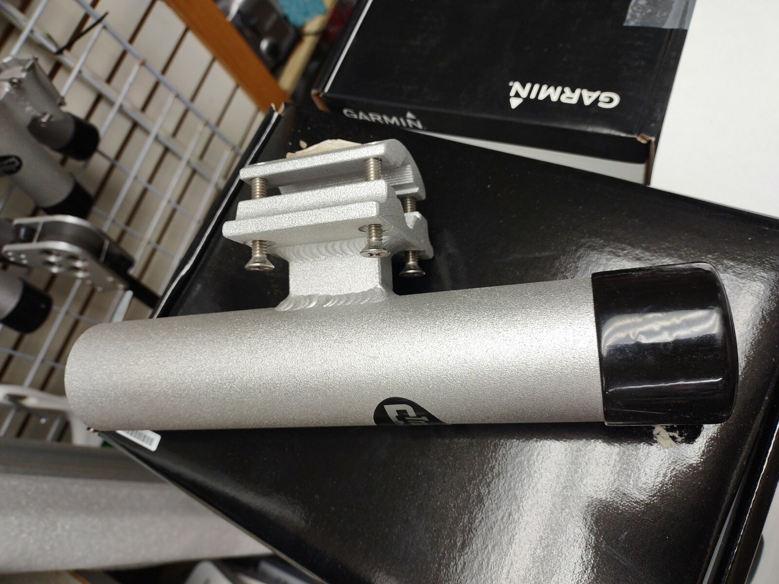 traxstech single clamp on rod holder srh200 vertical mount eBay