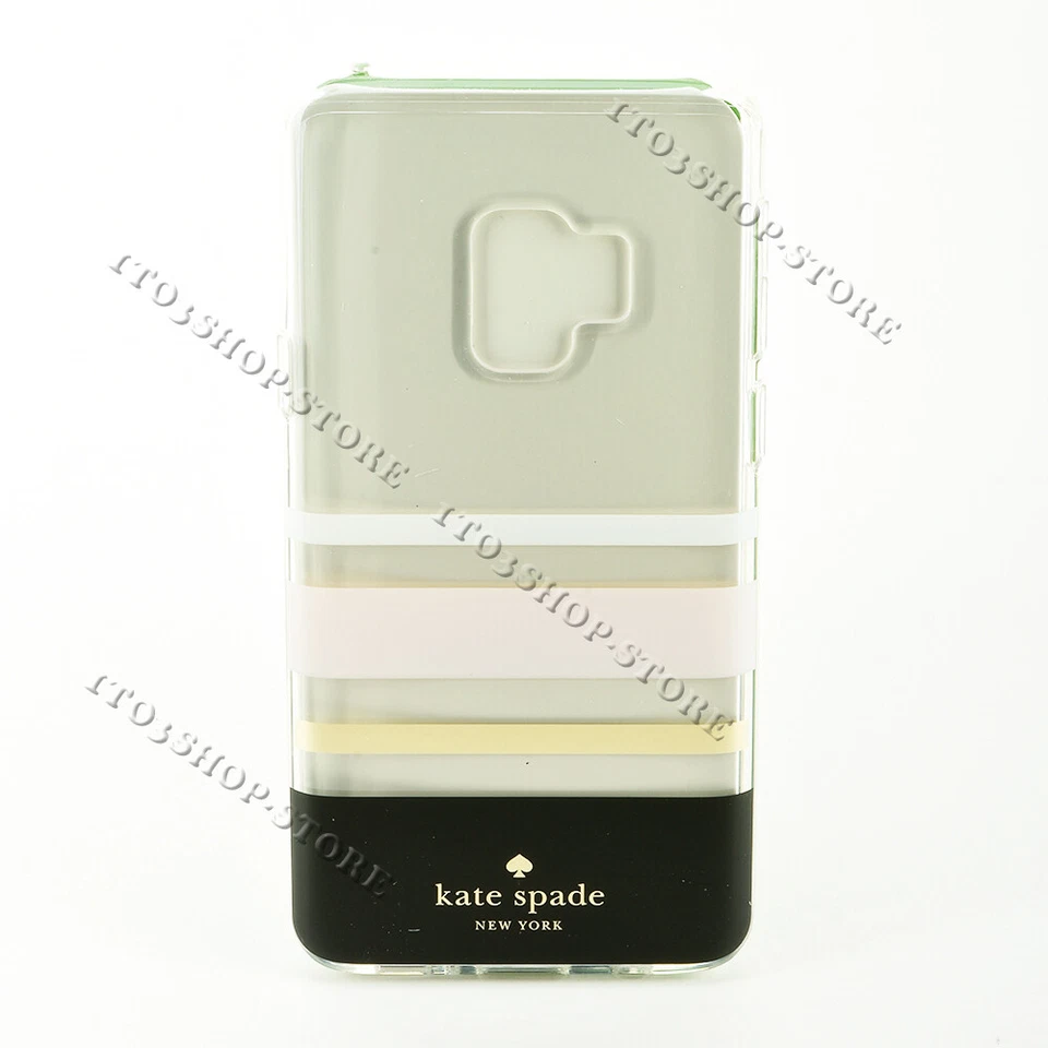 Funda Flexible Kate Spade Para Samsung Galaxy S9 - Charlotte Rayas Rosa Transparente Foto 3 de 4