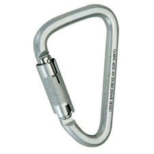 Kletterkarabiner Karabinerhaken Karabiner Sicherheitskarabiner 45 kN Stahl 
