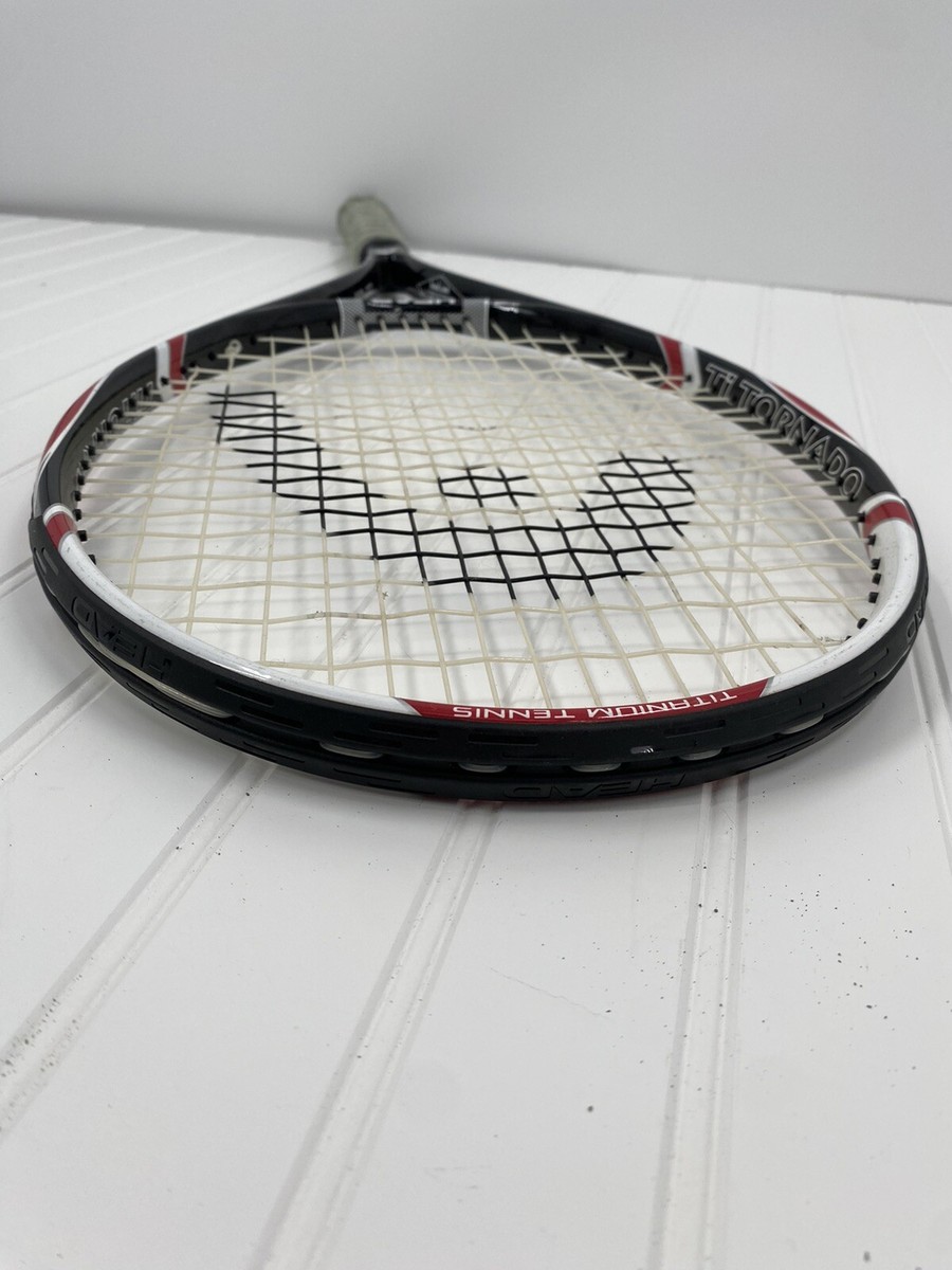 Head Ti Tornado Titanium Tennis Racquet 26+/2kp/57+/5lbs Black
