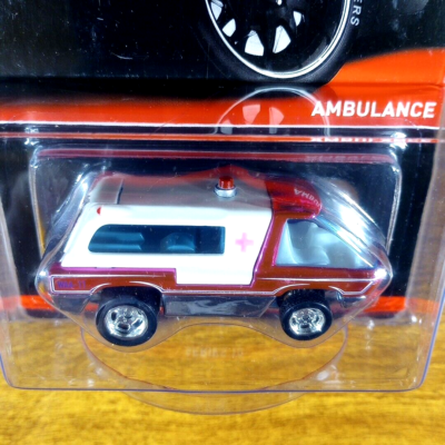 Hot Wheels RLC Real Riders Ambulance 2547/4000 Pink 1/6 2011 The