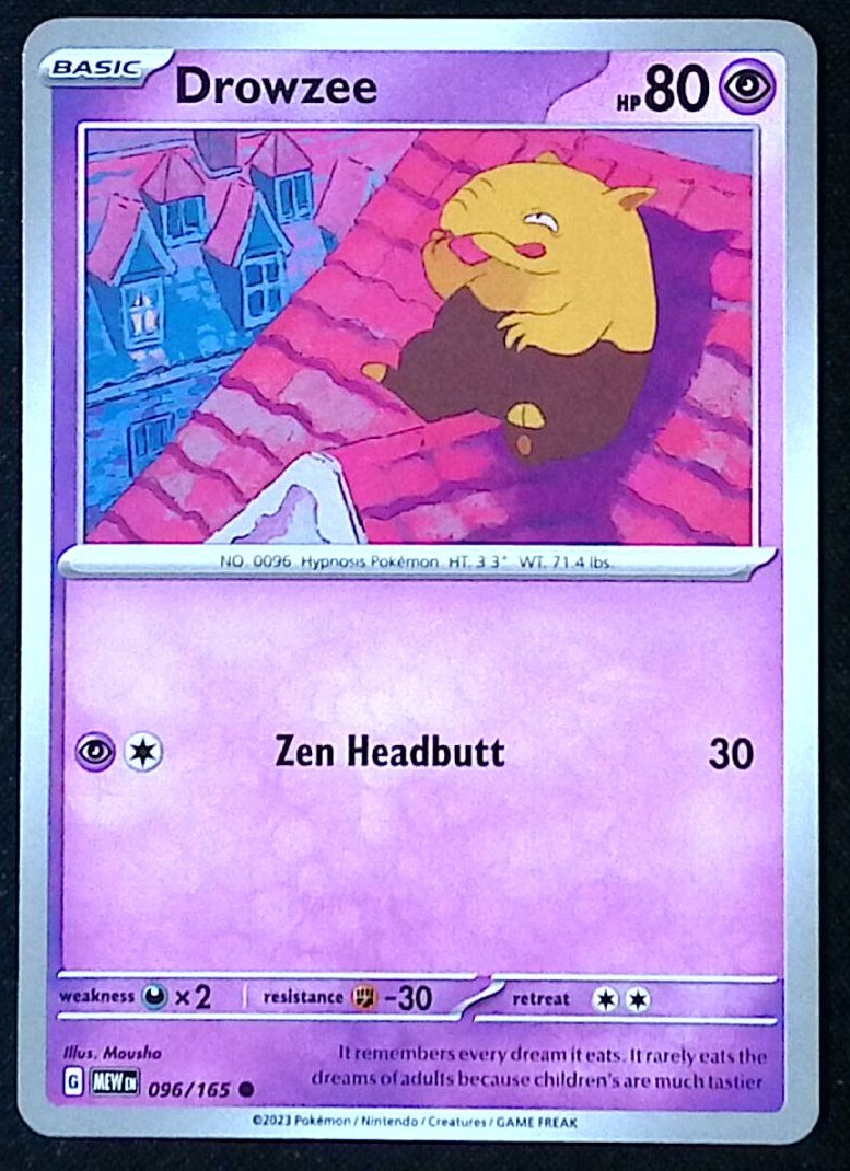 Drowzee 96/165 - Pokemon Scarlet Violet 151 - NM