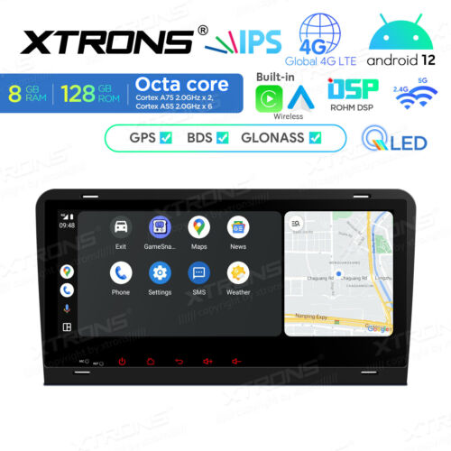 XTRONS Android 12 Autoradio 8+128G GPS Navi ROHM DSP Bluetooth für AUDI A3 S3 8P - Bild 5 von 13