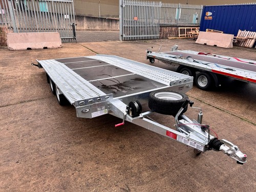 BEAVER TAIL Trailer Twin Axle 15ft 6.6ft 4.5m x 2m 2700kg WHEEL SIZE 13 - Picture 5 of 10