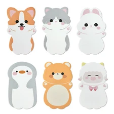 Wrapables Baby Animals Sticky Notes (Set of 6)