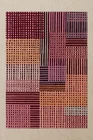 Luxurious Hand-Tufted Wool Rug | Rich Stripes & Textured Grids in Vibrant Tones