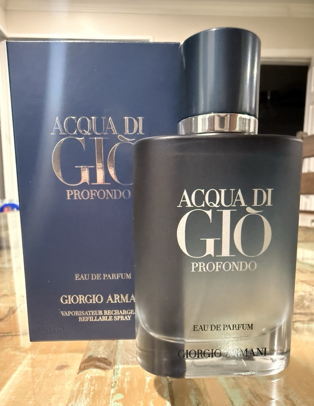 Giorgio Armani Acqua di Gio Profondo Eau de Parfum Spray, Regular 1.6 fl oz