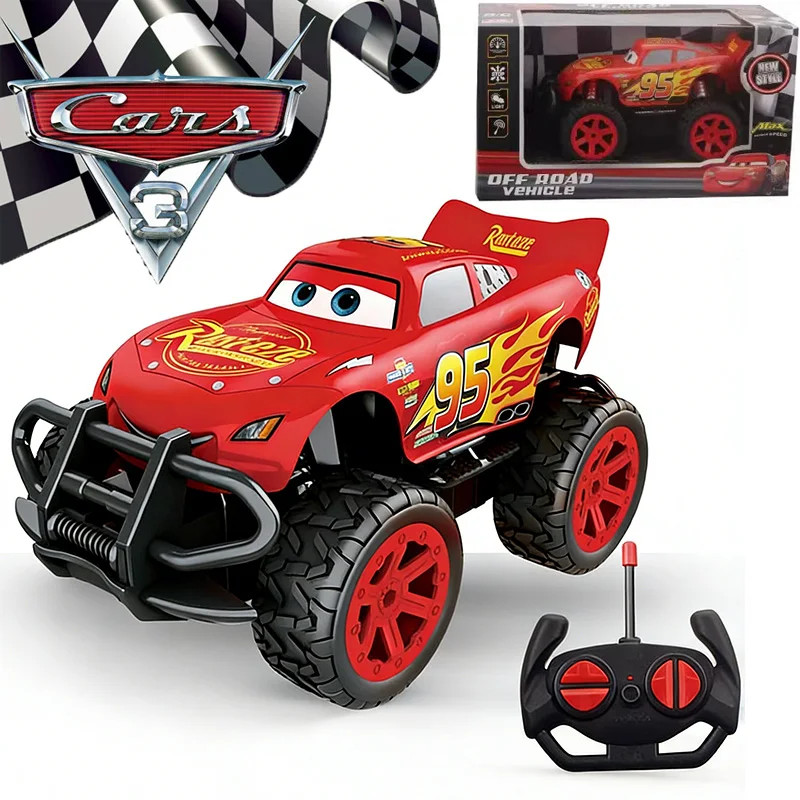 2026 Disney Pixar Cars Lightning McQueen RC Off-Road Electric Toy