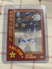 2019 Topps 1984 All-Stars Red Autograph Mitch Haniger /25 Seattle Mariners