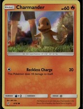 Charmander Holo Comune Detective Pikachu 4/18 Fuoco Holo Carta Pokemon