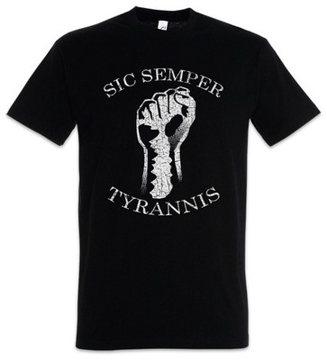 Sic Semper Tyrannis II Herren T-Shirt Thus Always To Tyrants USA United States