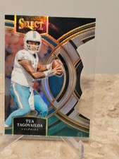 Tua Tagovailoa 2023 Select Green & Black Die Cut #103 Dolphins
