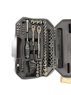 #ad Husky 94 Piece SAE Metric Mechanics Tool Set 1 4quot; amp; 3 8quot; Drive MISSING $44.99