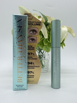 Too Faced Better Than Sex Waterproof Mascara   Black   0.27/ 8ml Full Size
