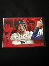 2025 Topps Stadium Yainer Diaz Red #26 Houston Astros