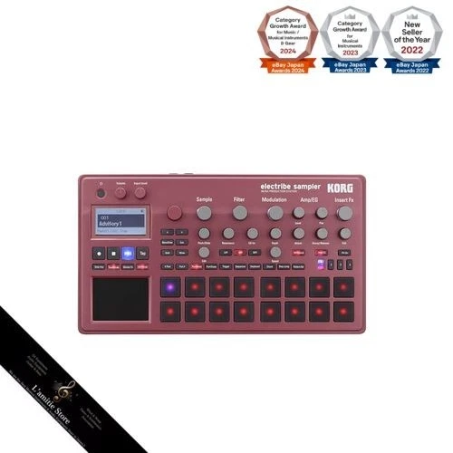 KORG electribe2S Sampler und Sequenzer in rot metallic. Ideal für Tanzmusik