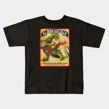 Godzilla Firecracker Poster Retro Kids Heavy Cotton Tee Made In The Usa