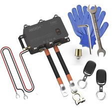 Automotive Battery Disconnect Switch - Automatic Power Cut-Off, 500A 12V-24V...
