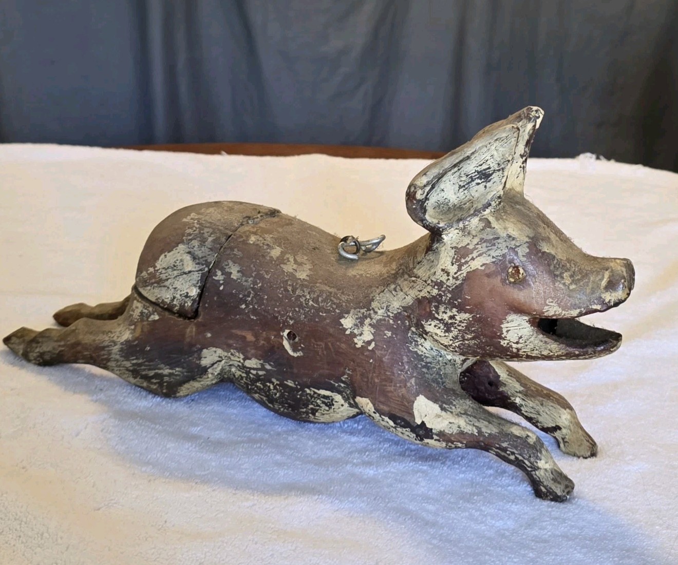 Vintage Christopher Blake "When Pigs Fly" Birdhouse, Dept 56, Folk Art