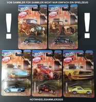 "Hot Wheels Silver Series Vintage Club \"5ER Set Porsche, Volkswagen Mustang\" Ovp!"
