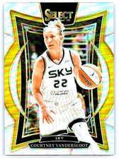 2025 Panini Select WNBA #36 Courtney Vandersloot Silver Prizms