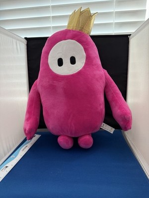 Fall Guys: Ultimate Knockout-Licensed Original Pink 18'' inch Plush Gold Crown