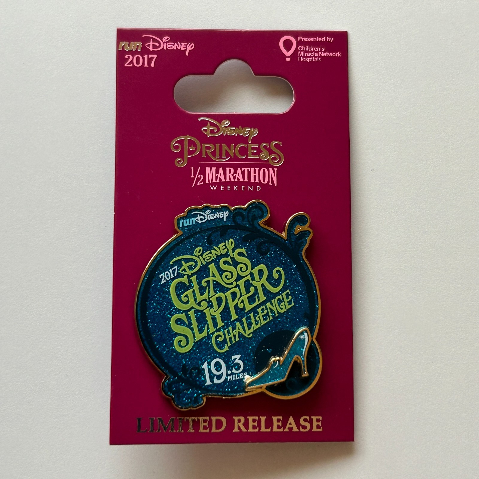 Princess Weekend 2017 - Glass Slipper Challenge Event Pin Disney Pin 120655