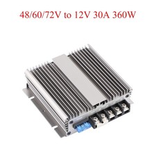 48V/60V/72V to 12V 30A 360W DC Power Converter Auto Buck Reulator Step Down
